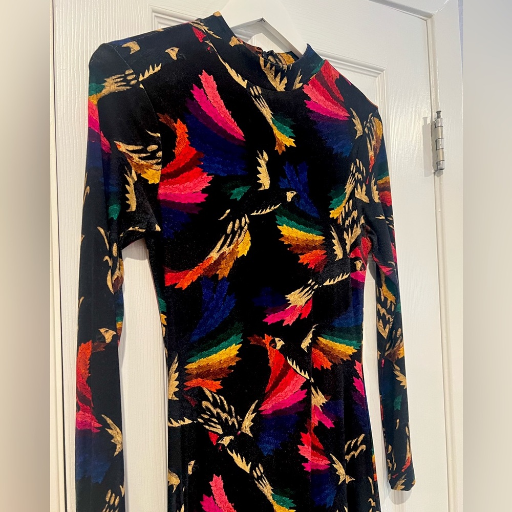 Farm Rio Jersey Dress Long Sleeve